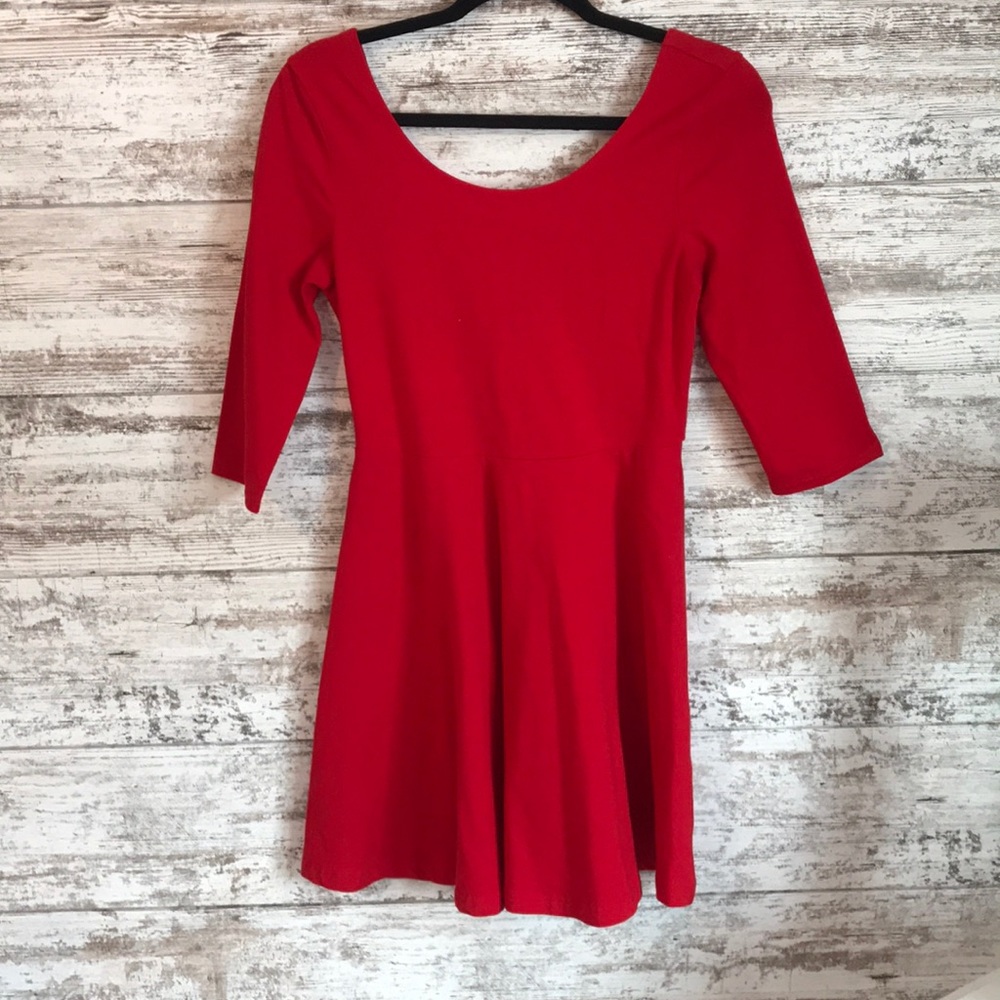Red dress